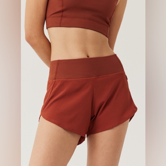 NWT Outdoor Voices Hudson 4" Shorts In Saddle - Picture 1 of 8